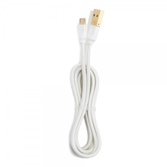 REMAX RADIANCE 2.1A 1M 3.3M ΦΟΡΤΙΟ ΔΕΔΟΜΕΝΩΝ ΜΙΚΡΟ USB ΚΑΛΩΔΙΟ White