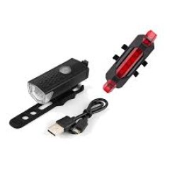 Φώτα ποδηλάτου εμπρός και πίσω με φορτιστή usb HY025