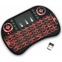  Πληκτρολόγιο Με Mousepad Element KB-750W Mini Wireless Μαύρο
