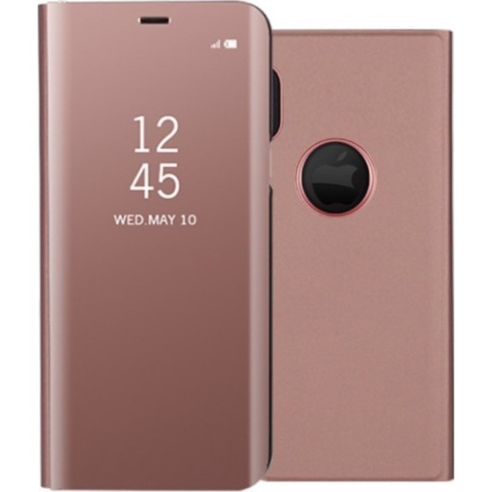 OEM Mirror Clear View Ροζ (iPhone 8/7)