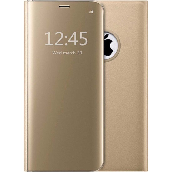 OEM Mirror Clear View Μπεζ (iPhone X/Xs)