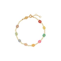 Διακοσμητικό Λουράκι για το χέρι με Χάντρες Fashion Jewelry - mini flower G1202