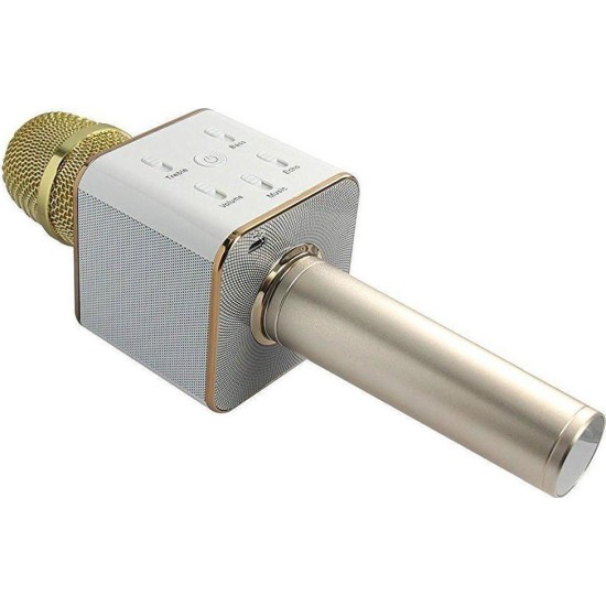 Ασύρματο Bluetooth Μικρόφωνο Karaoke Q7 - ΧΡΥΣΟ Ασύρματο Bluetooth Μικρόφωνο Karaoke Q7 - ΧΡΥΣΟ