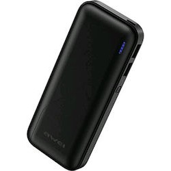 Powerbank με 2 θύρες USB AWEI P75K 10000mAh (Μαύρο)