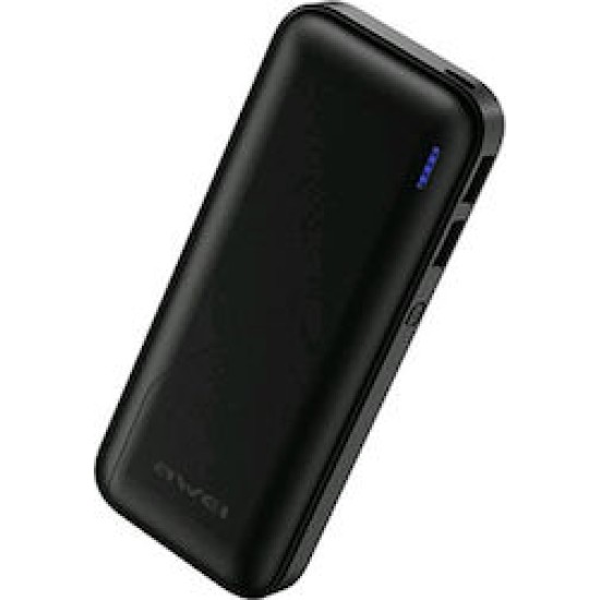 Powerbank με 2 θύρες USB AWEI P75K 10000mAh (Μαύρο) Powerbank με 2 θύρες USB AWEI P75K 10000mAh (Μαύρο)