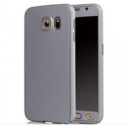 360 Full Body Θήκη για το Samsung S7 Edge Ασημί