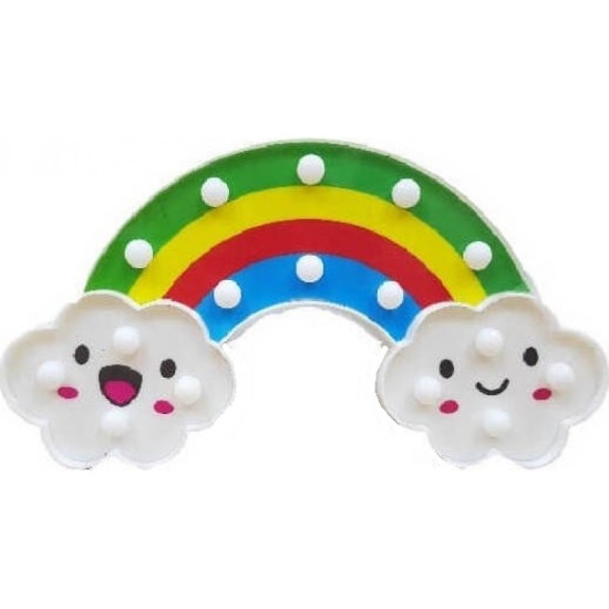 Διακοσμητικό φωτιστικό ουράνιο τόξο με χρώματα 16 LED