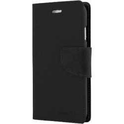 Mercury Fancy Diary Θήκη Μαύρη iPhone 6/6s