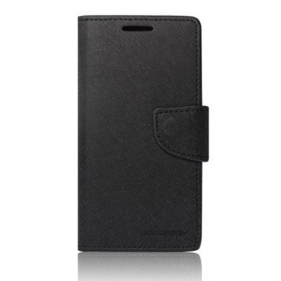 Mercury Fancy Diary Book Θήκη Μαύρη (iPhone 5/5s/SE)