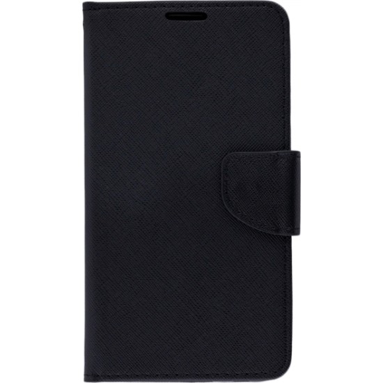 iS BOOK FANCY HUAWEI ΘΗΚΗ ΜΑΥΡΗ HONOR 6a