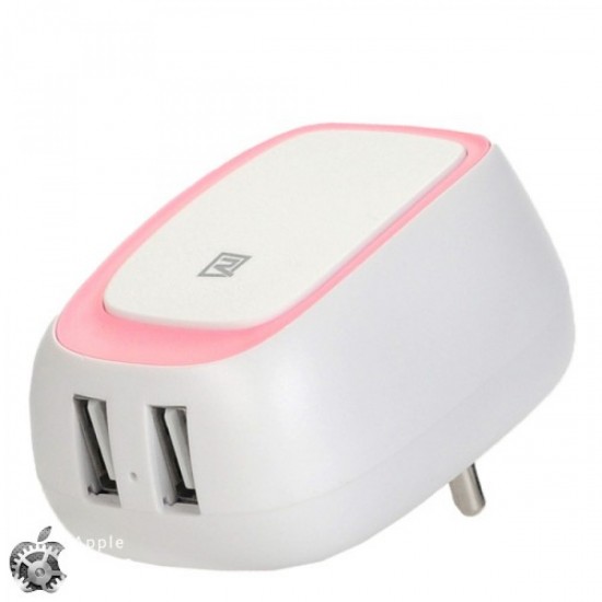 Φορτιστής Σπιτιού Remax  2 Θέσεις USB 2.4A Blue rp-u23