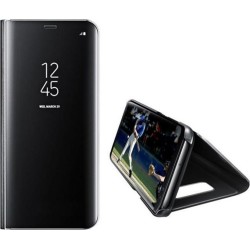 OEM Clear View Book Μαύρο (Huawei Y6 2018)