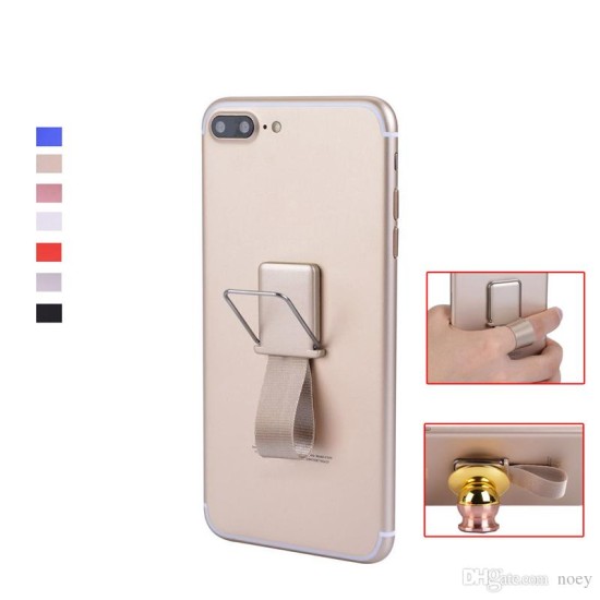 Magnetic Function Grip&Stand For Smartphones and Tablets  Gold (oem)