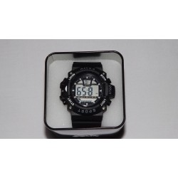 NEW POLIT SPORT WATCH DIGITAL STOPWATCH BLACK