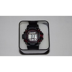 NEW POLIT SPORT WATCH DIGITAL STOPWATCH RED