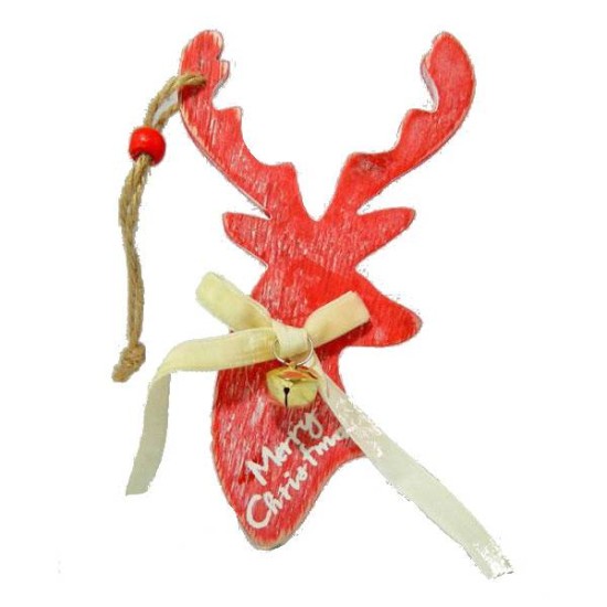 ΞΥΛΙΝΟΣ ΚΟΚΚΙΝΟΣ ΤΑΡΑΝΔΟΣ ΜΕ ΣΚΑΛΙΣΤΗ ΕΠΙΓΡΑΦΗ, 23X8,5X1 ΕΚ, MAGIC CHRISTMAS, 600-40309