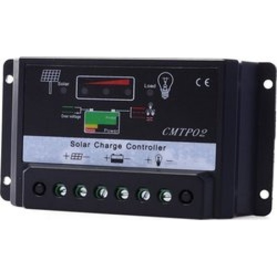 Ρυθμιστής Φόρτισης 10ah 12/24v cm10 PWM Ρυθμιστής Φόρτισης 10ah 12/24v cm10 PWM