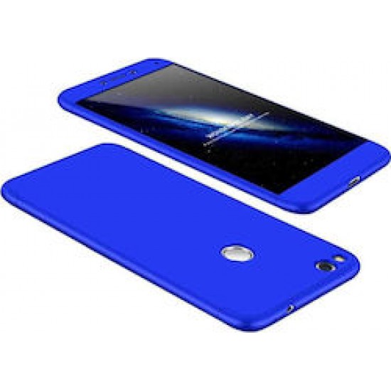 OEM 360 Full Body Μπλέ  & Tempered  (Huawei Y7 2018/Y7 Prime 2018/Honor 7C)