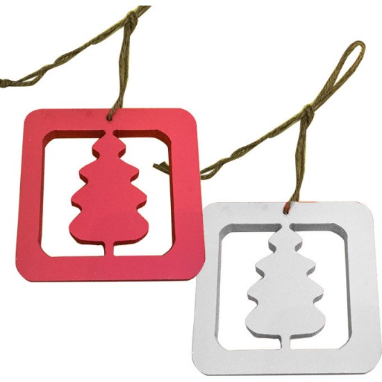 ΚΡΕΜΑΣΤΟ ΞΥΛΙΝΟ ΔΕΝΔΡΟ ΤΕΤΡΑΓΩΝΟ ΠΑΧΟΣ 1cm 9,5x9,5cm