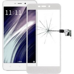 Full Face Tempered glass / Αντιχαρακτικό Γυαλί Πλήρους Οθόνης 3D Για  Xiaomi Redmi  4a Άσπρο 