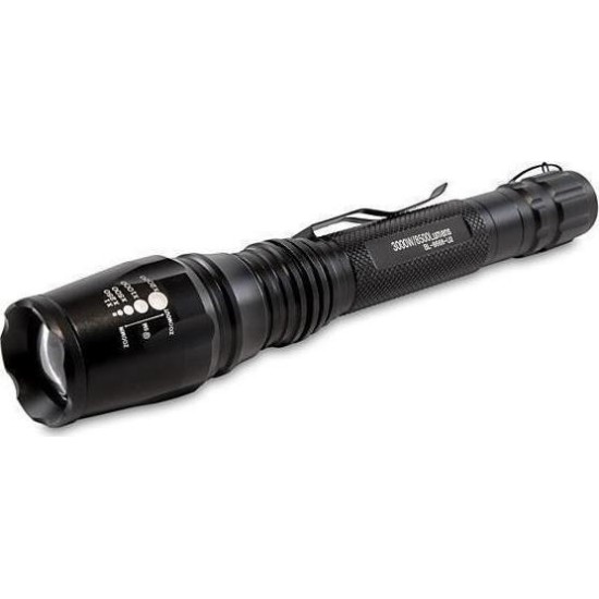 Φακός LED επαναφορτιζόμενος 100 lumens με zoom OEM BL-8668