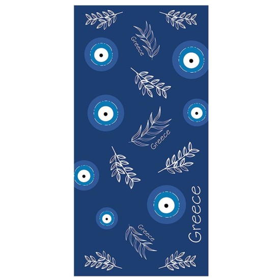 ΠΕΤΣΕΤΑ ΘΑΛΑΣΣΗΣ ΤΥΠΩΜΕΝΗ MICROFIBER 70x140cm   245gr SUMMERtiempo 622154  S1 Hellas