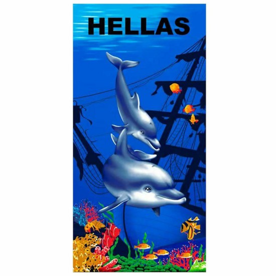 ΠΕΤΣΕΤΑ ΘΑΛΑΣΣΗΣ ΤΥΠΩΜΕΝΗ MICROFIBER 70x140cm   245gr SUMMERtiempo 622154  S8 Hellas