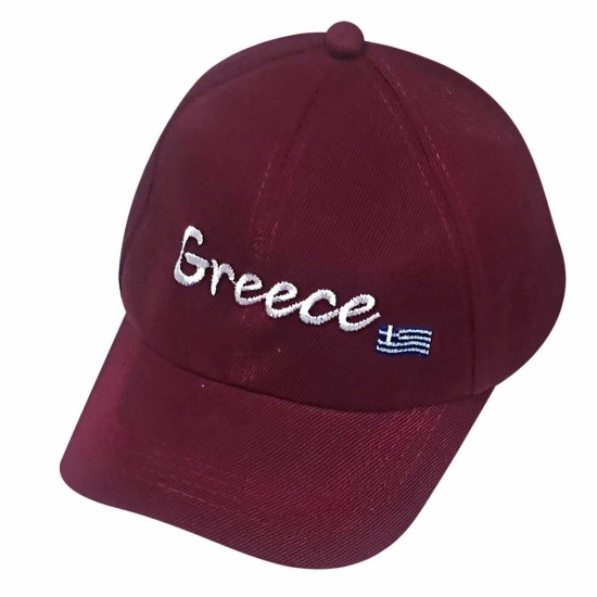 ΚΑΠΕΛΟ ΤΖΟΚΕΥ GREECE ΑΝΔΡΙΚΟ  SUMMERtiempo 622391 Μπορντό