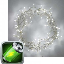 Χριστουγεννιάτικα Λαμπάκια Led Ψυχρό Λευκό 100L 8.5m με κοντρόλ
