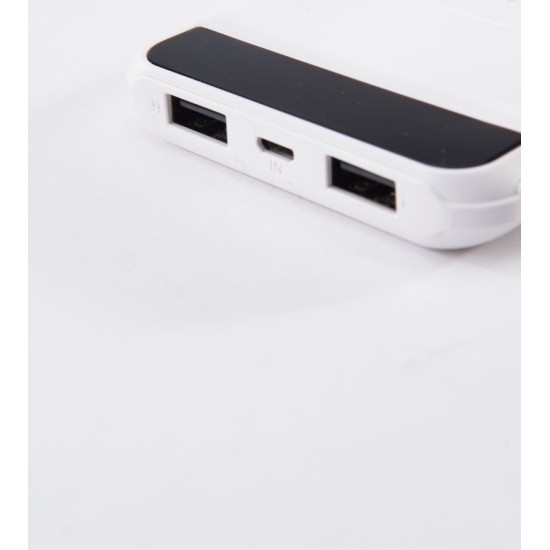 Remax RPP-139 Power Bank 10000mAh με 2 Θύρες USB-A Λευκό