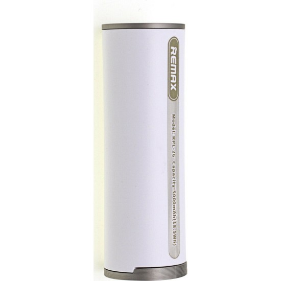 Remax RPL-26 Power Bank 5000mAh με Θύρα USB-A Λευκό