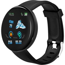 D18 Smartwatch με Παλμογράφο (Κόκκινο)