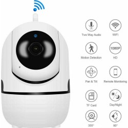 YCC365 IP Κάμερα Παρακολούθησης Wi-Fi 1080p με Αμφίδρομη Επικοινωνία HIP291-2M-AI