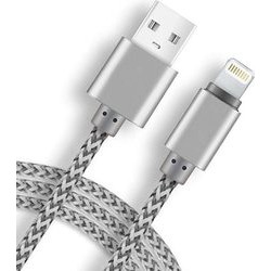 Καλώδιο φόρτισης και μεταφοράς δεδομένων Lightning 2.1A - Fineblue F-C08-1- Γκρι