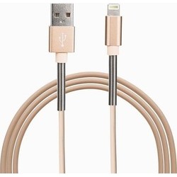 Καλώδιο Lightning Fineblue F-C01 2.1Α ταχείας φόρτισης με έλασμα –Χρυσό