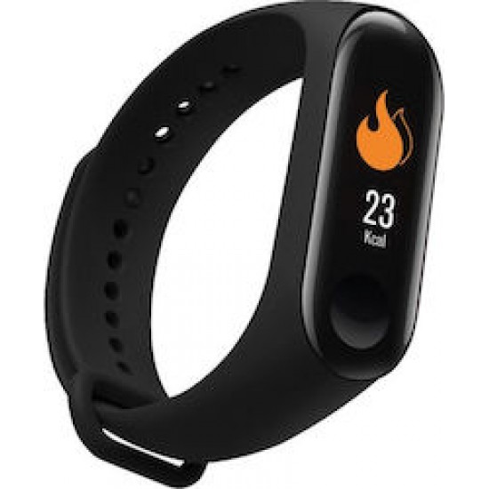 Έξυπνο Ρολόι Smart Bracelet Bluetooth Smartwatch Με Καταγραφή Βημάτων, Ύπνου + Καρδιακών Παλμών ΟΕΜ Μ3 Έξυπνο Ρολόι Smart Bracelet Bluetooth Smartwatch Με Καταγραφή Βημάτων, Ύπνου + Καρδιακών Παλμών ΟΕΜ Μ3