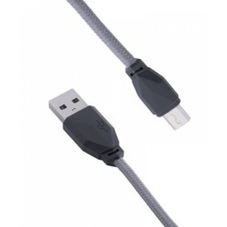 Awei cl-982 Καλώδιο Φόρτισης και Μεταφοράς Δεδομένων USB σε Micro USB 1mm Γκρί
