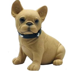 CH-M240 French Bulldog Ηχείο Bluetooth με Ραδιόφωνο και Διάρκεια Μπαταρίας έως 4 ώρες Μπεζ