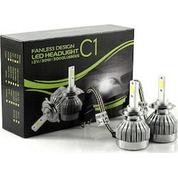 OEM H3 Headlight C1 Cool White 12V/24V 2τμχ