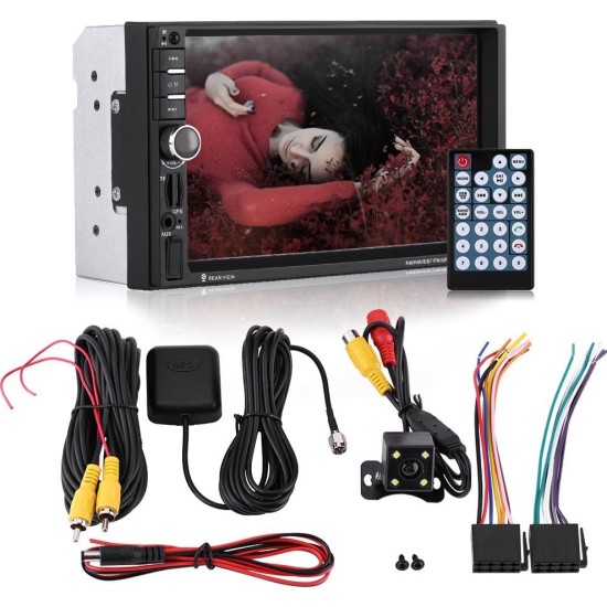 Ηχοσύστημα Αυτ/του 7inch 2DIN HD Bluetooth GPS SAT NAV Car Radio MP5 Player with FM Radio, AUX, Remote Control and Rearview Camera (7020G) Ηχοσύστημα Αυτ/του 7inch 2DIN HD Bluetooth GPS SAT NAV Car Radio MP5 Player with FM Radio, AUX, Remote Control and Rearview Camera (7020G)