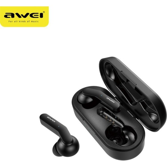 Ασύρματα Bluetooth Ακουστικά με Βάση Φόρτισης Awei - T10C Μαύρο Ασύρματα Bluetooth Ακουστικά με Βάση Φόρτισης Awei - T10C Μαύρο