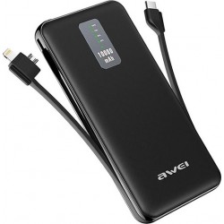 Awei Power Bank (Black) P11K 10000mAh