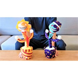 Huggy Wuggy Scary Plush Toy Yellow που Χορεύει και Μιλάει Επαναφορτιζόμενο