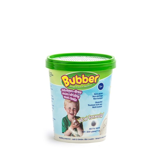 Wabafun Κουβαδάκι Bubber Bucket 200 γραμμαρίων Λευκό C02G0650004