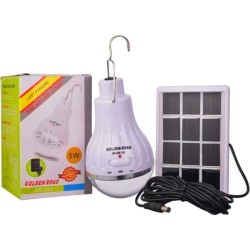 Επαναφορτιζόμενη Ηλιακή Λάμπα LED Με Πάνελ 5W 20 SMD GR028