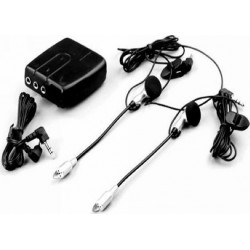 Handsfree Σύστημα Ενδοεπικοινωνίας Μηχανής Ενσύρματο για 2 Κράνη OEM-256