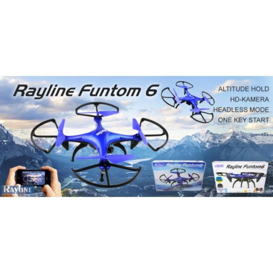 Rayline Τετρακόπτερο Funtom 6 HD Rayline C02G0170189