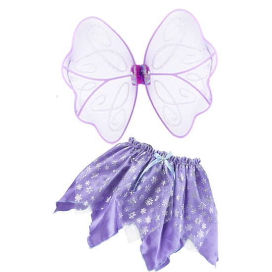 colorbaby - Κούκλα Νεράιδα και Σετ Φούστα με Φτερά C02G0190337