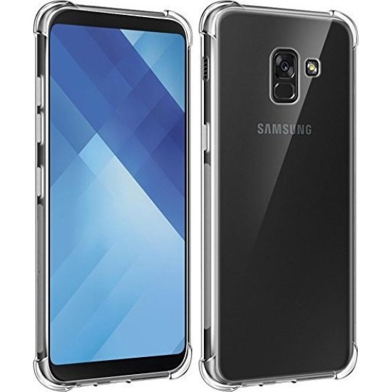 OEM Back Cover Σιλικόνης 0.5mm Διάφανο (Galaxy A8 Plus (2018))