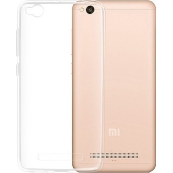OEM Back Cover Σιλικόνης 0.3mm Διάφανο (Xiaomi Redmi 4a)